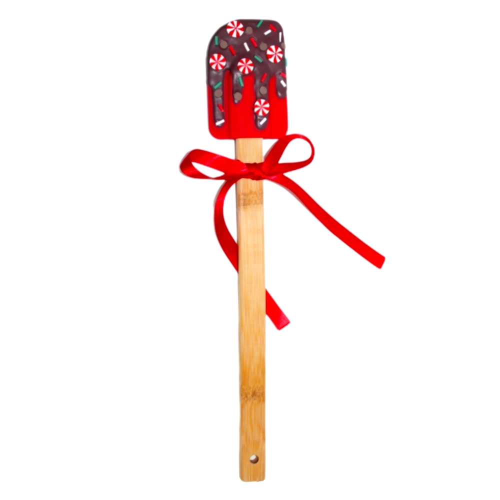Fake Bake Chocolate Dipped Spoon Decor
